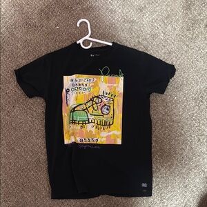 Kids Black Graphic Tee
